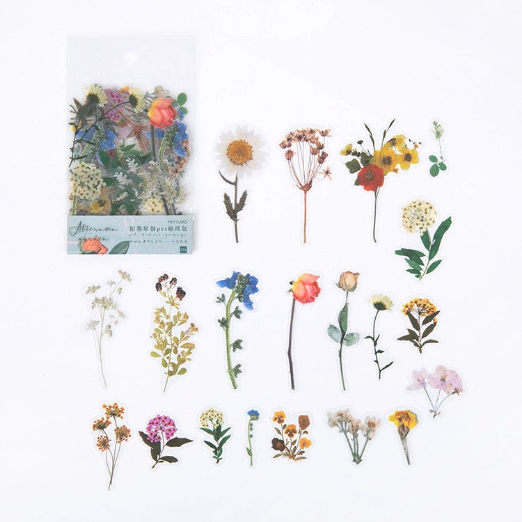 Captivating Pressed Flower Sticker Pack: Elevate Your Creativity with Nature's Beauty