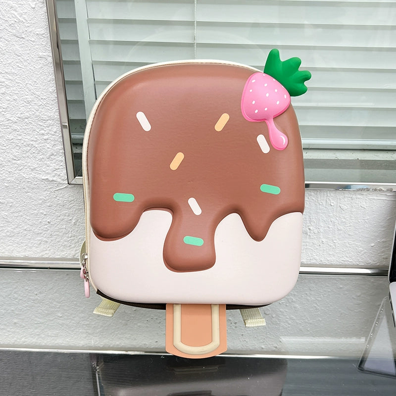 Cute Cartoon Ice Cream Backpack for Kindergarten Girls - Back to School Collection