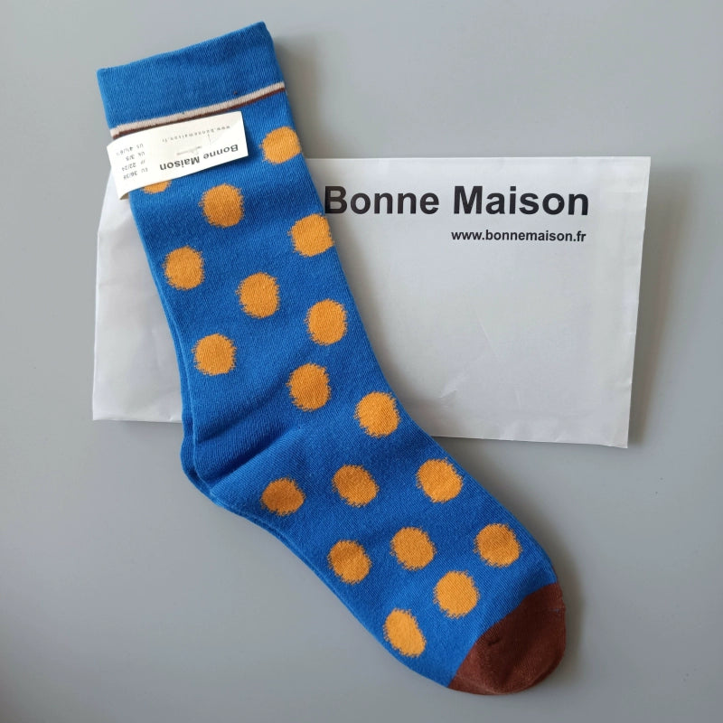 Artistic French Tide Oil Painting Socks fun art literary oil painting