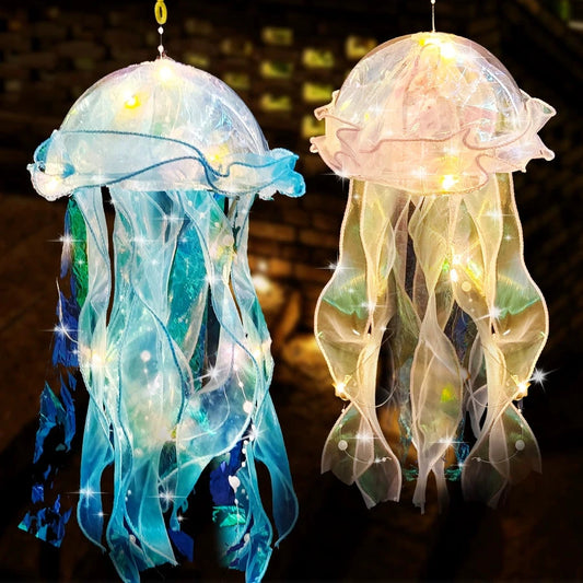 DIY Jellyfish Lantern Kit - Create Enchanting Spring Nights Product Description