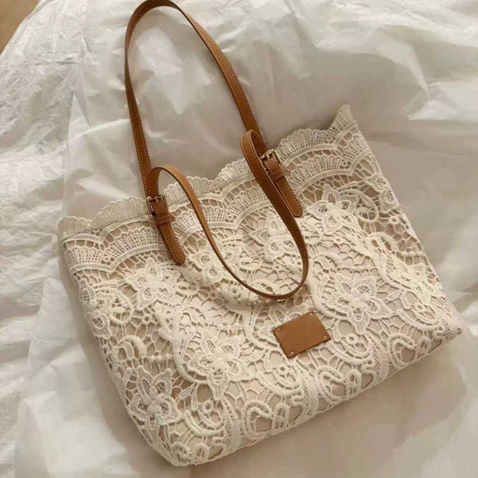 Vintage Lace Fashion Fairy Bag - Portable Bucket Shopping Tote