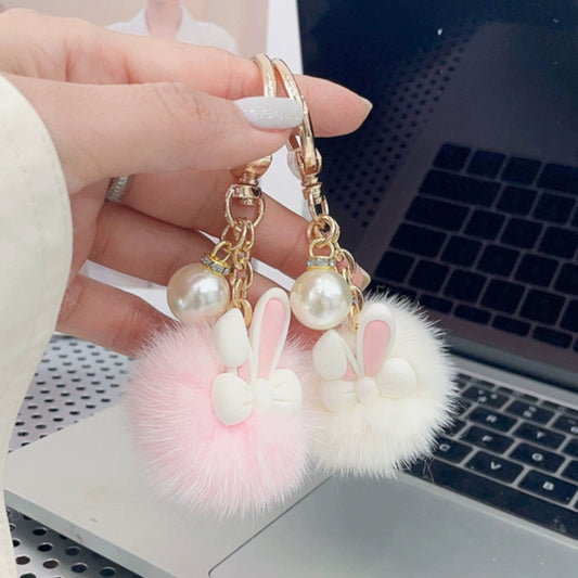 Bunny Bliss Plush Keychain