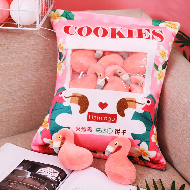 Plush Snack Bag Pillow Toy