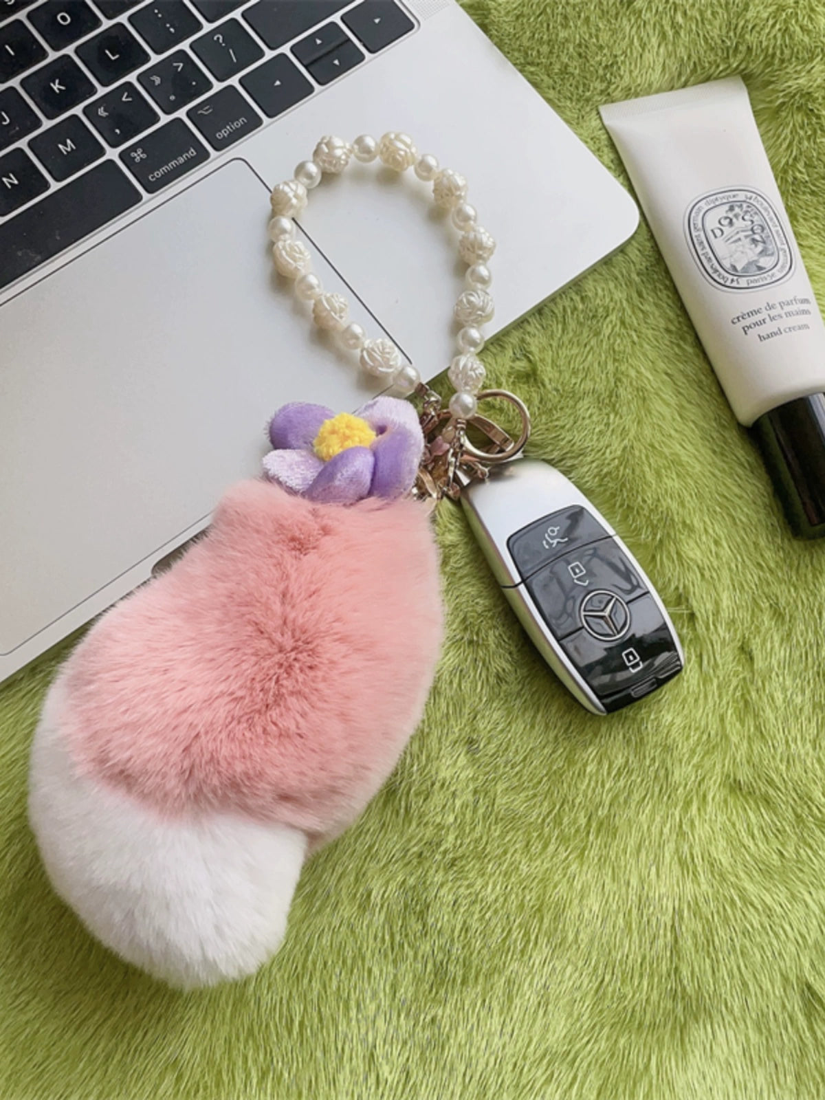 Velvet Floret Otter Keychain