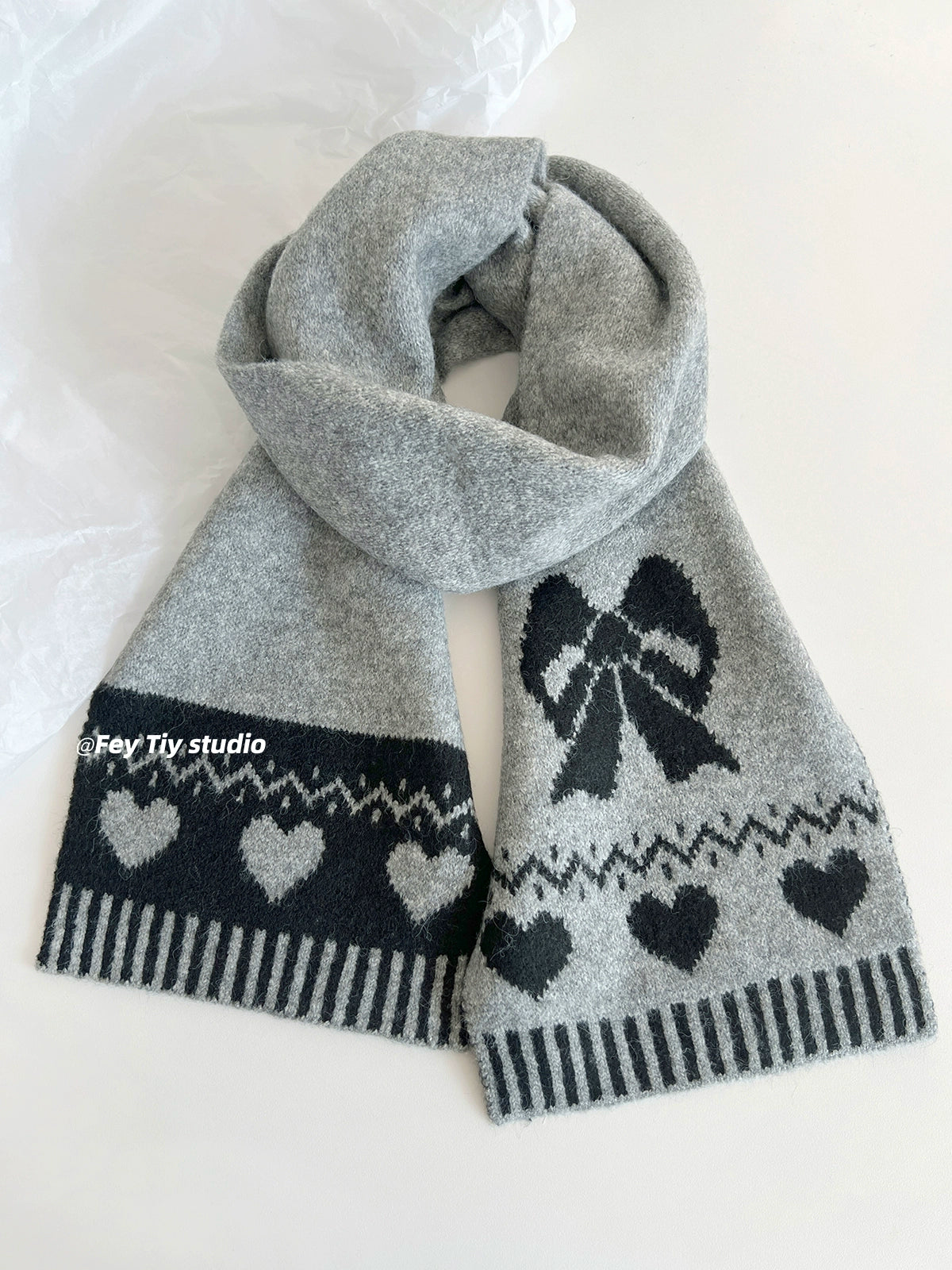 British Style Fashionable Dachshund Winter Warm Scarf