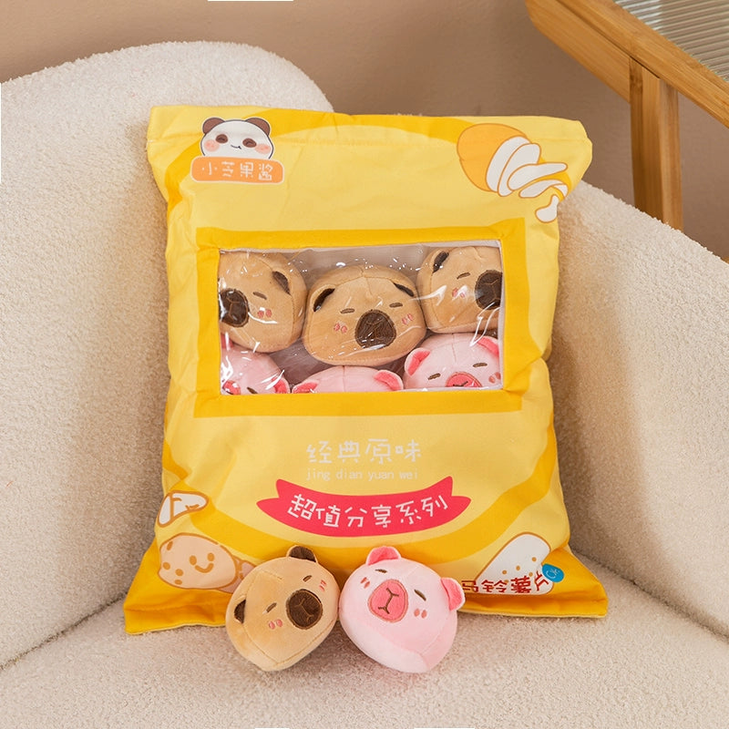 Plush Snack Bag Pillow Toy