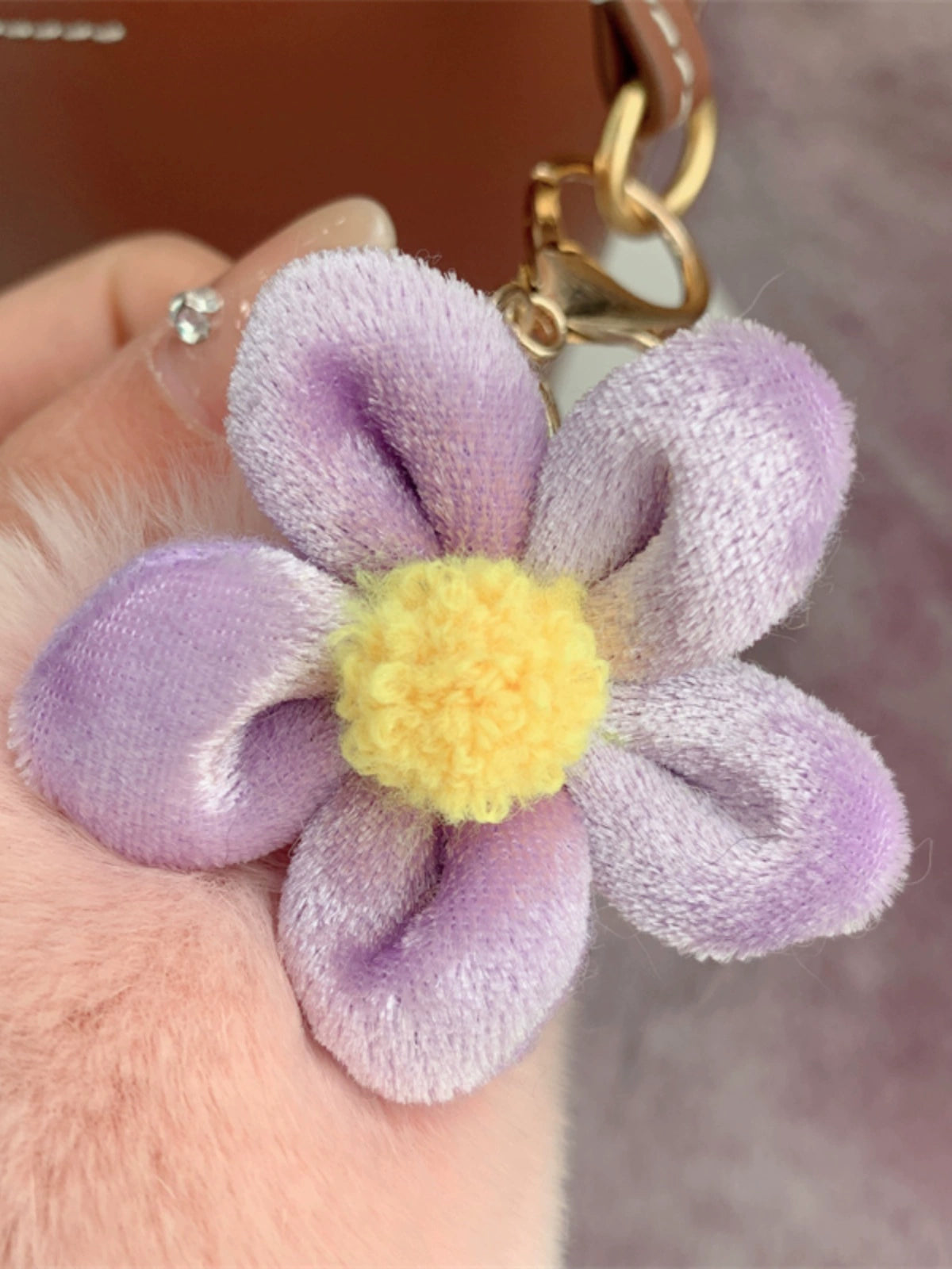 Velvet Floret Otter Keychain