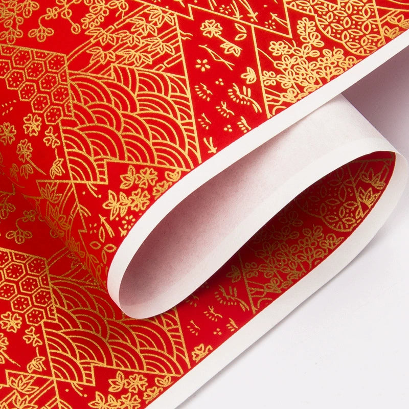 Poetic Elegance of the East: Korean Traditional Wrapping Paper Set