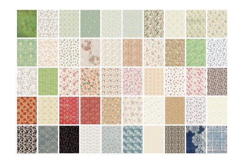 Vintage Mosaic - Artfully Crafted Paper Sheets for Endless Creativity