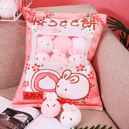 Plush Snack Bag Pillow Toy