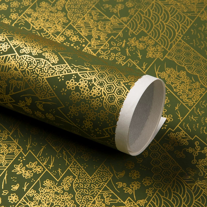 Poetic Elegance of the East: Korean Traditional Wrapping Paper Set