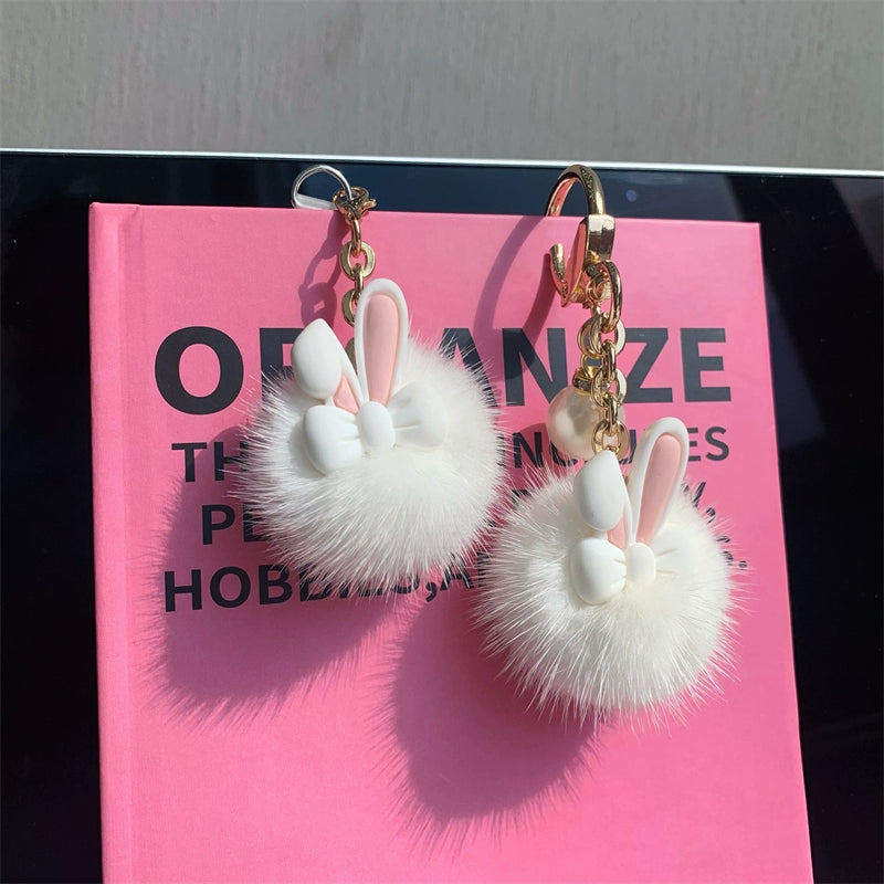 Bunny Bliss Plush Keychain