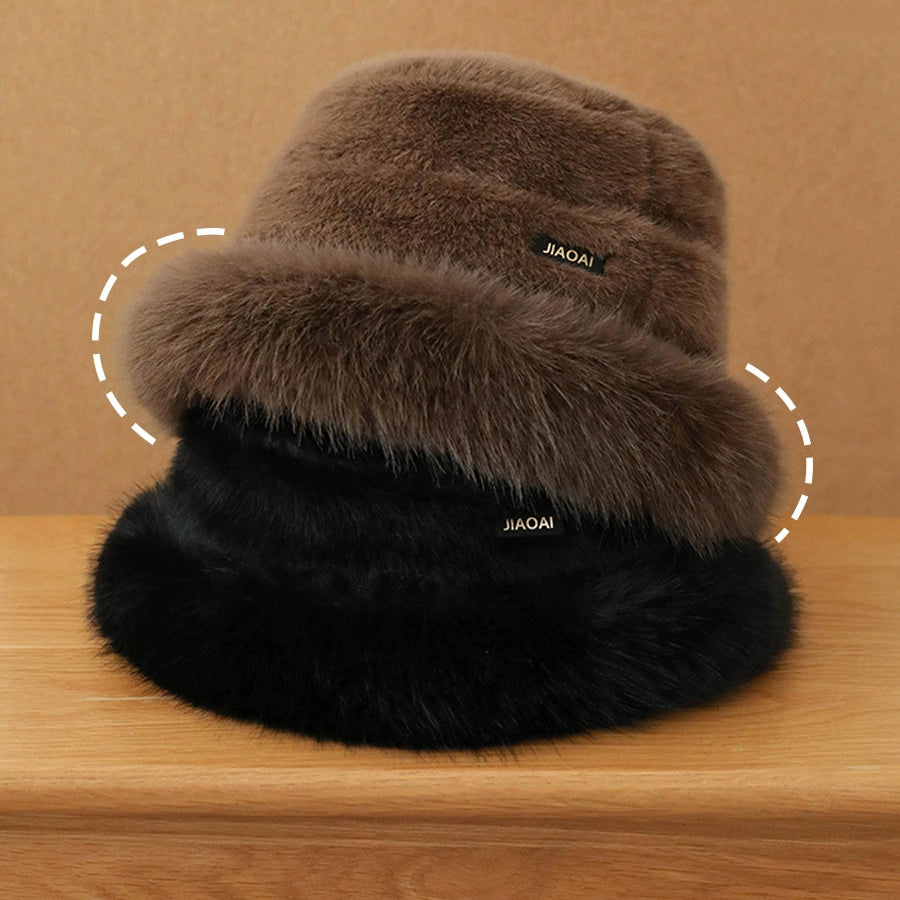 Plush Thickened Warm Bucket Hat for Winter