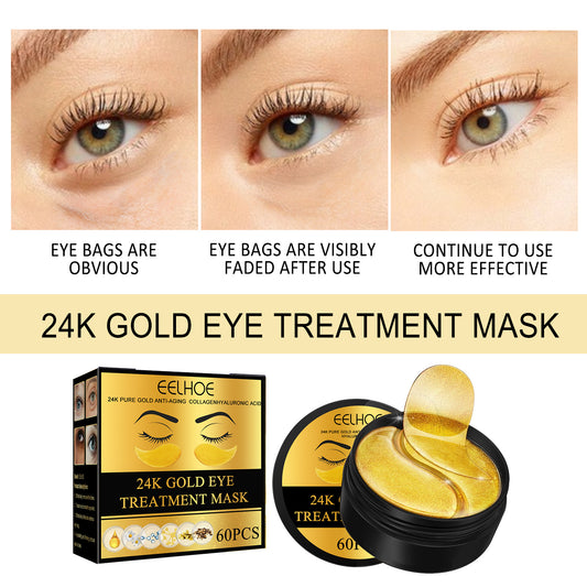 24K Gold Eye Mask - Moisturizing & Brightening Eye Patch