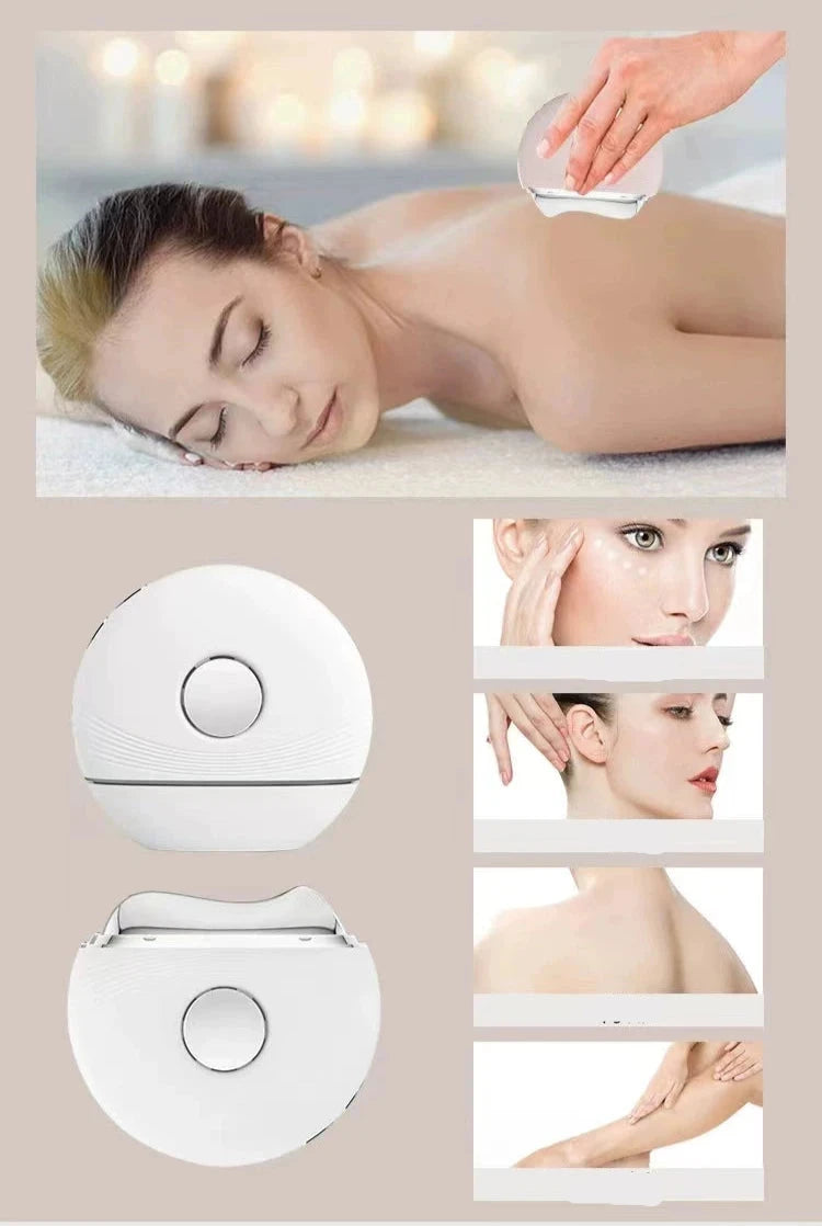 Multi-Function Color Light Microcurrent Facial Gua Sha Board