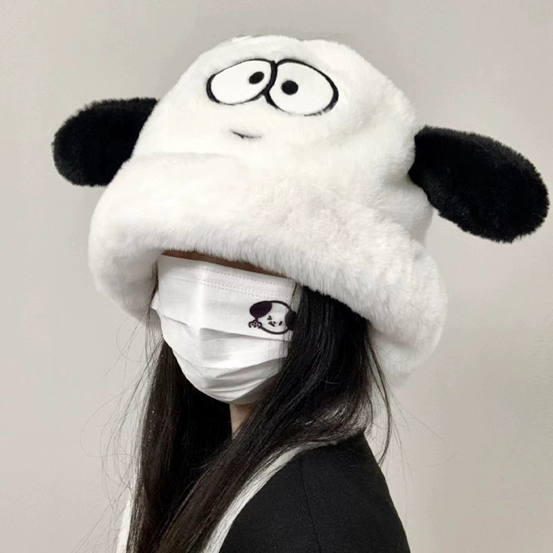 Cute Cartoon Puppy Plush Hat