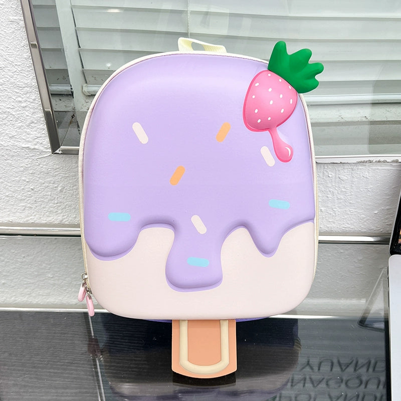 Cute Cartoon Ice Cream Backpack for Kindergarten Girls - Back to School Collection