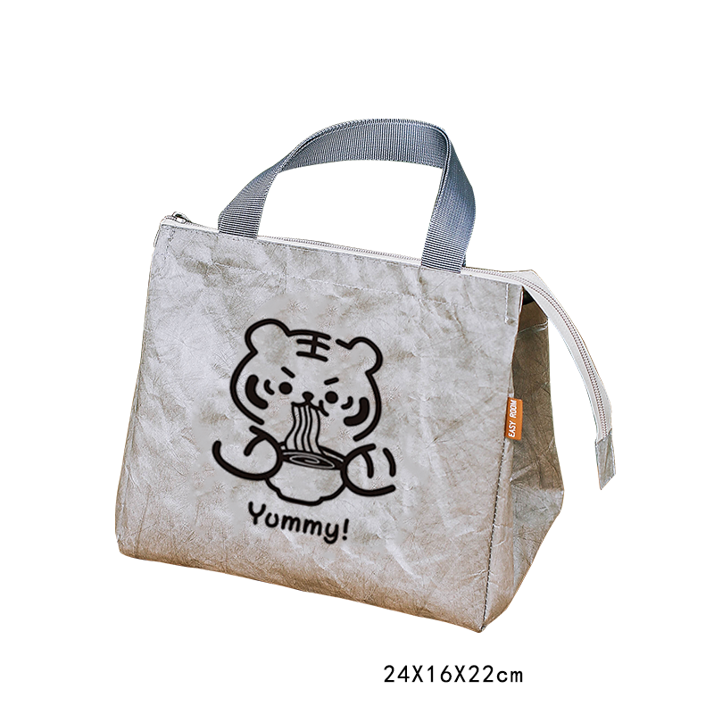 Aluminum Foil Insulated Lunch Box Tote Bag - Ideal for Office Workers