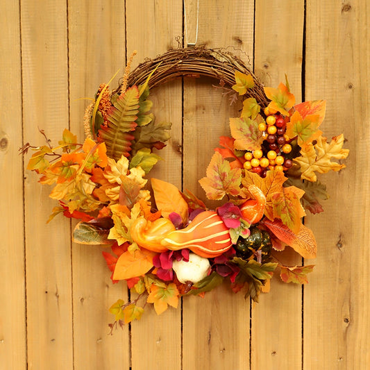 Autumn Maple Leaf & Melon Garland