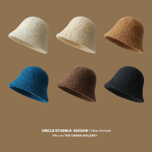 High-Quality Solid Color Bucket Hat for Girls