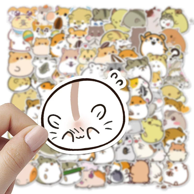 Cute hamzzi hamster character Girly Designs for Creative Decoration