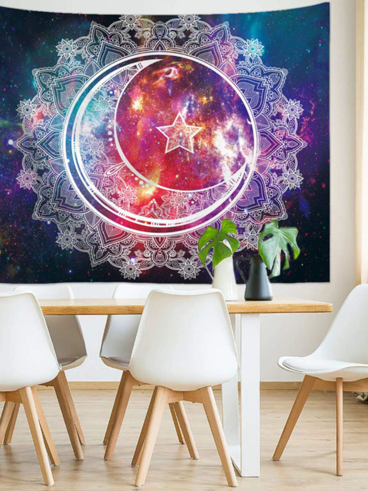 Colorful Mandala Bliss - Decorative Hanging Tapestry