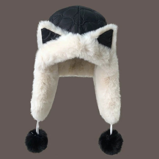 Cute Fox Ears Plush Hat