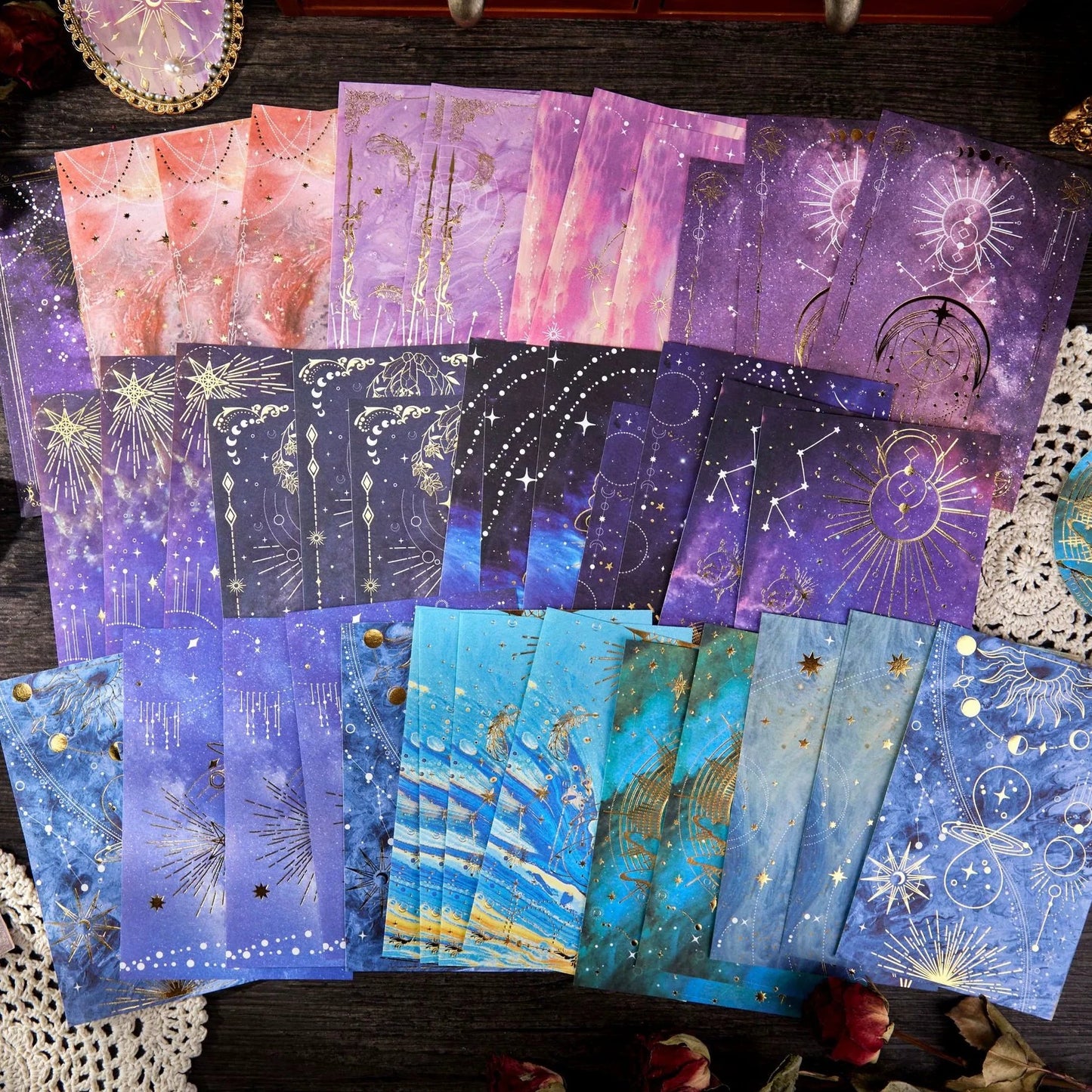 Celestial Collage - Enchanting Paper Collection