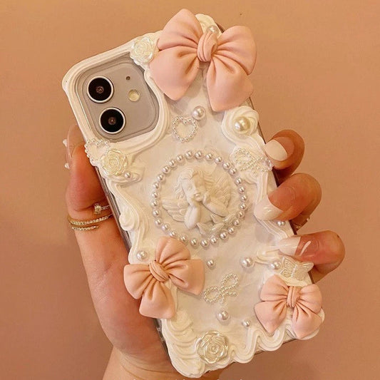 Baroque Little Angel Phone Case for iPhone