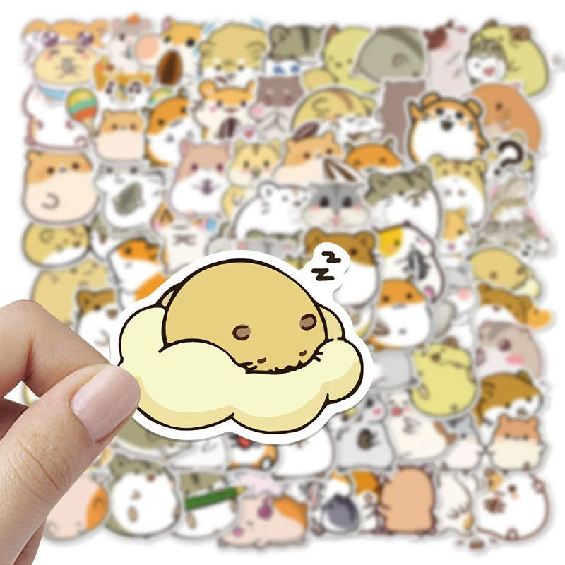 Cute hamzzi hamster character Girly Designs for Creative Decoration