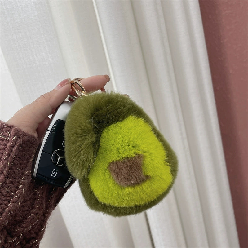 Adorable Avocado Plush Keychain