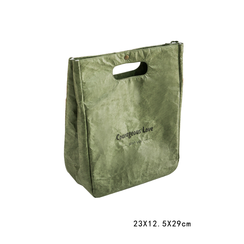 Retro DuPont Paper Insulated Lunch Box Bag - Waterproof Bento Bag