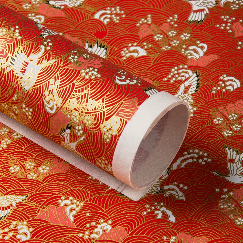 Poetic Elegance of the East: Korean Traditional Wrapping Paper Set