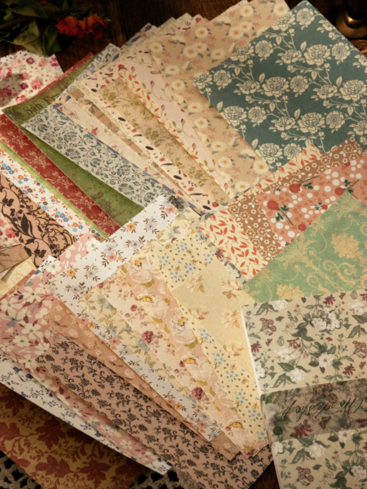 Vintage Mosaic - Artfully Crafted Paper Sheets for Endless Creativity