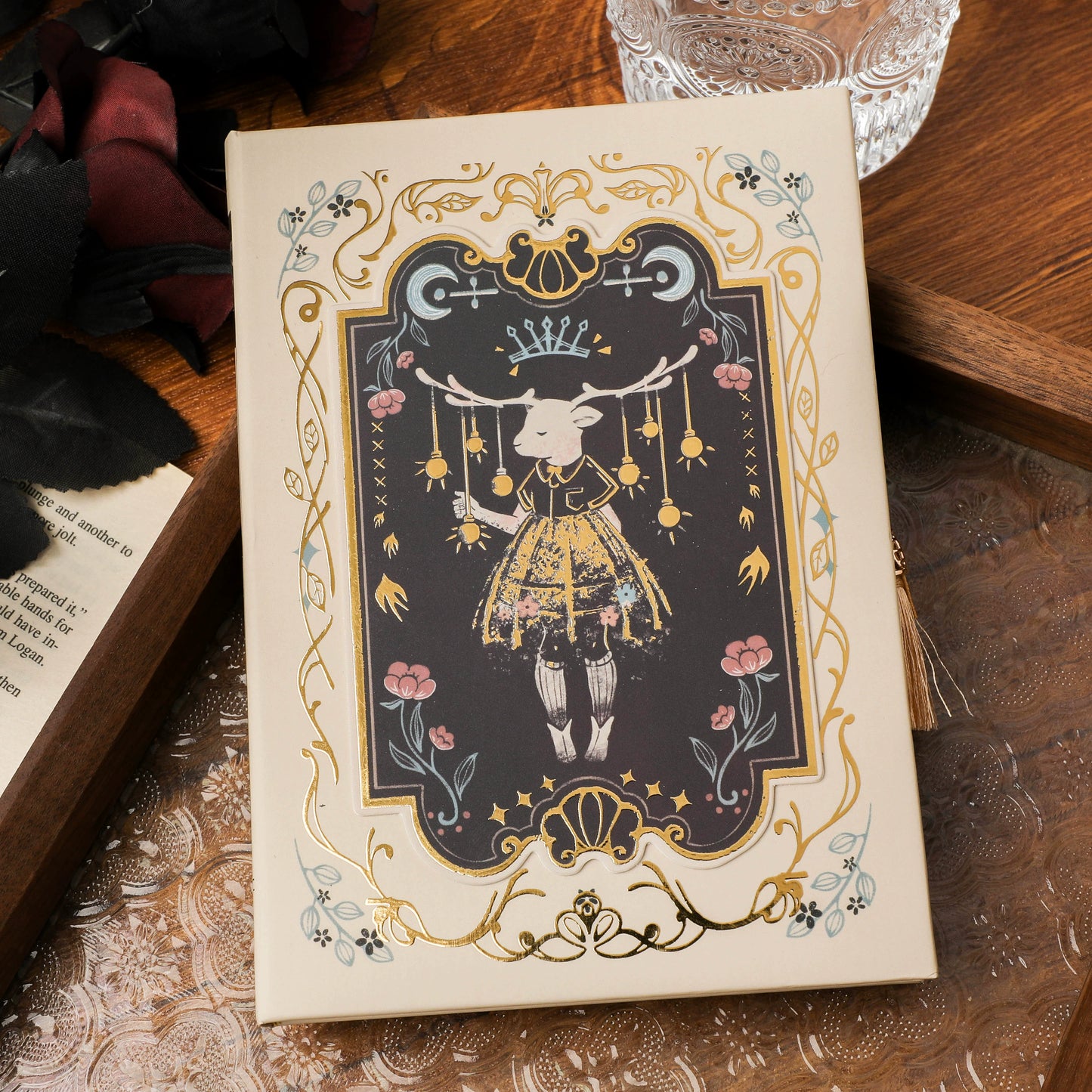 High-value Tarot Gothic Tarogot Vintage Literary Notebook | Exquisite and Creative Diary with Luxurious Cover