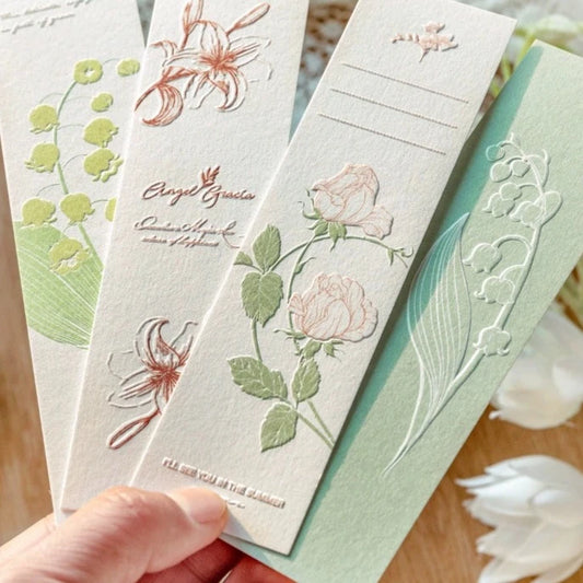 Vintage Charm' - 3D Relief Bookmark Card Collection