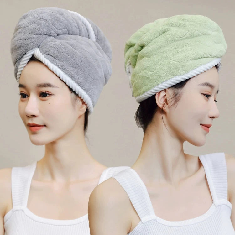 Super Absorbent Quick Drying Hair Dryer Hat & Towel