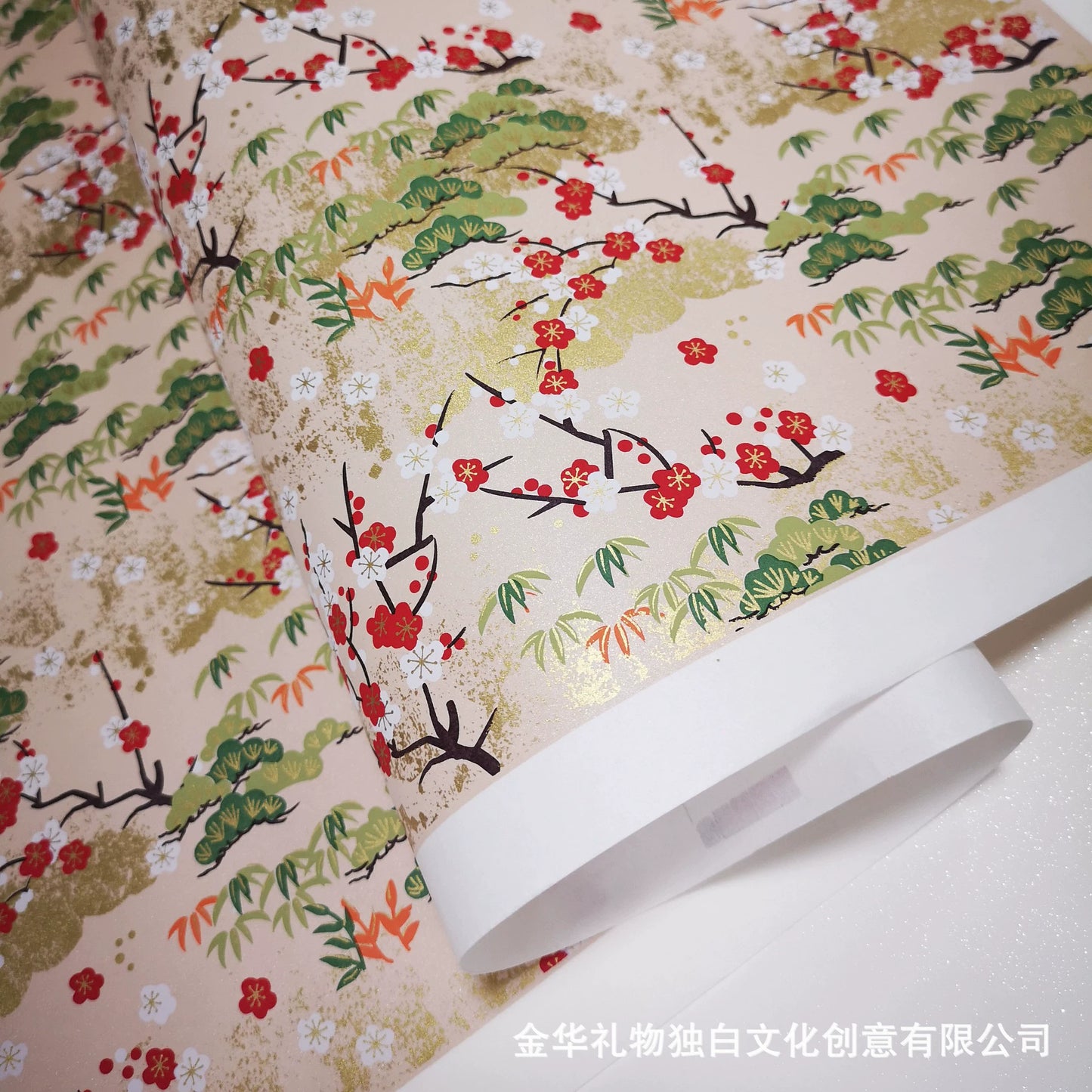 Poetic Elegance of the East: Korean Traditional Wrapping Paper Set