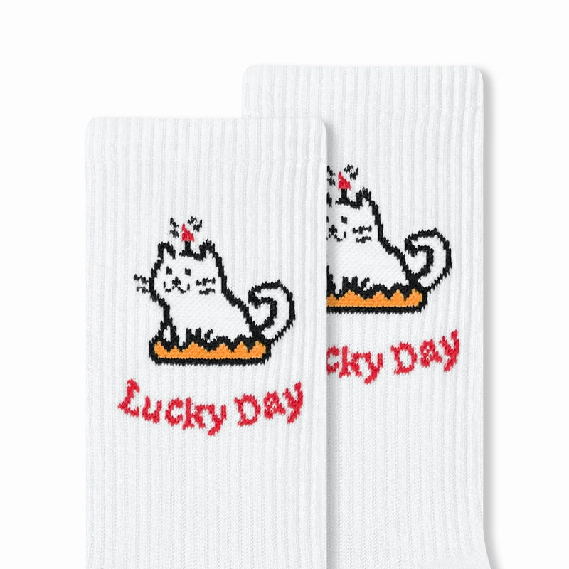 Cute Cake Cat Socks