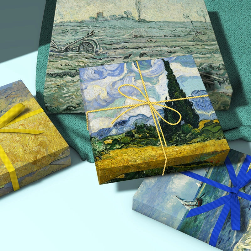 Timeless Masterpiece: Van Gogh Starry Sky Gift Wrapping Paper