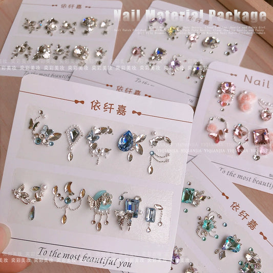 Custom DIY Nail Art Material Package - K9 Imitation Czech Crystal Diamonds