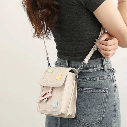 Mini Mobile Phone Bag - Women's Versatile Small Square Bag