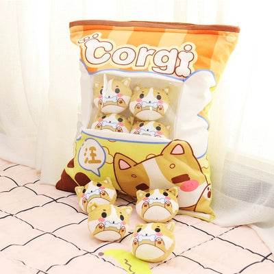 Plush Snack Bag Pillow Toy