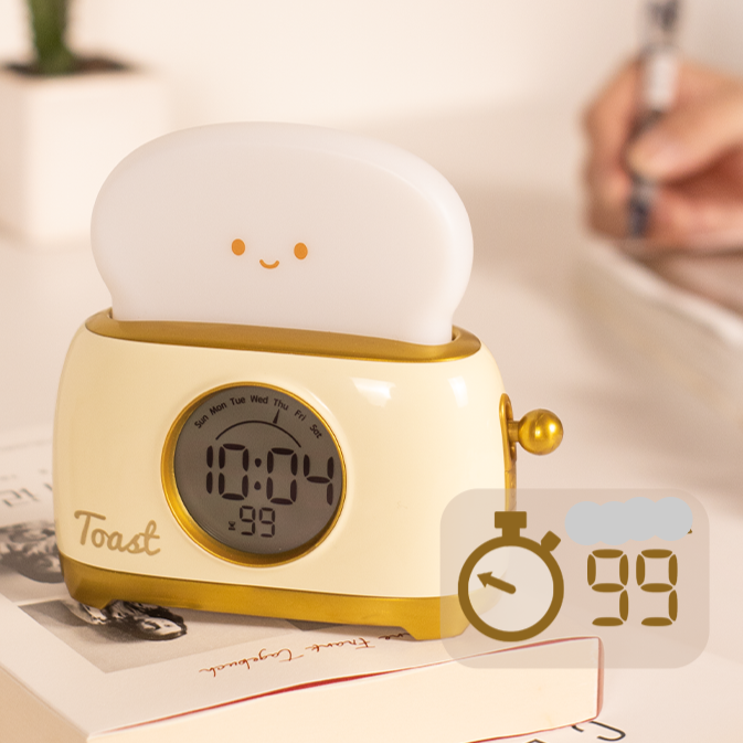 Multifunctional Bread Maker Night Light Alarm Clock