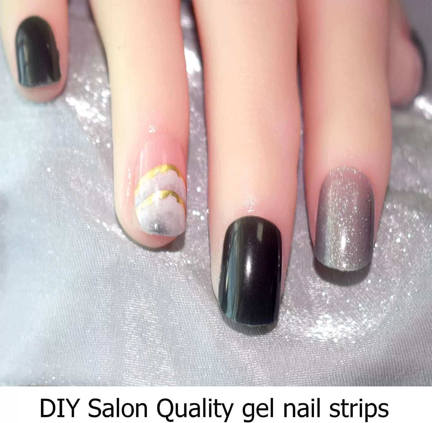 Semicured Gel Nail Sticker Kit