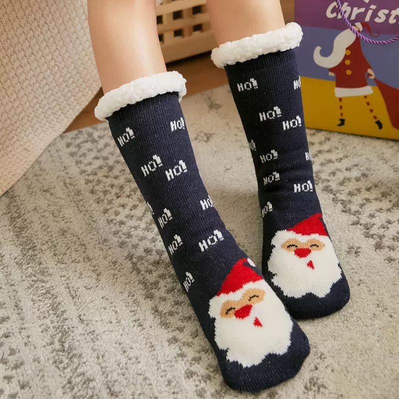 Women's Winter Warm Slipper Socks  Cozy Comfort with Nonskid Grip