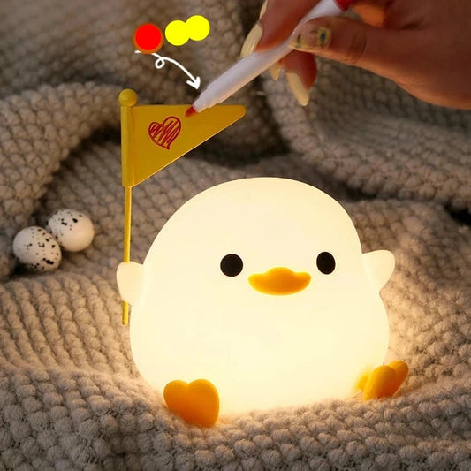 Adorable Chick Night Light  Cozy Glow for Your Space