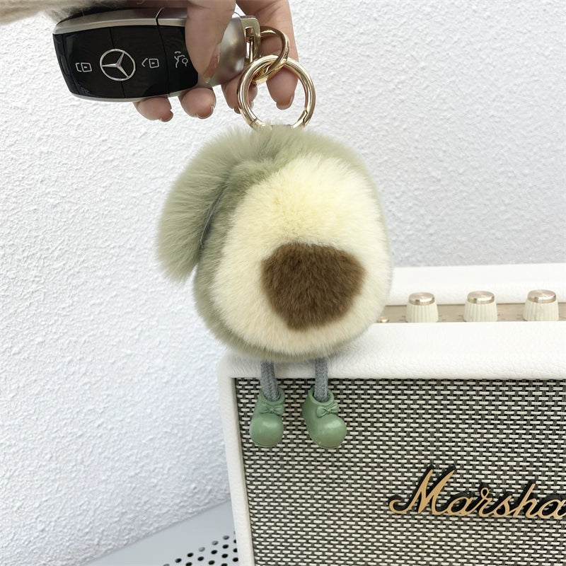 Charming Avocado Keychain Delight