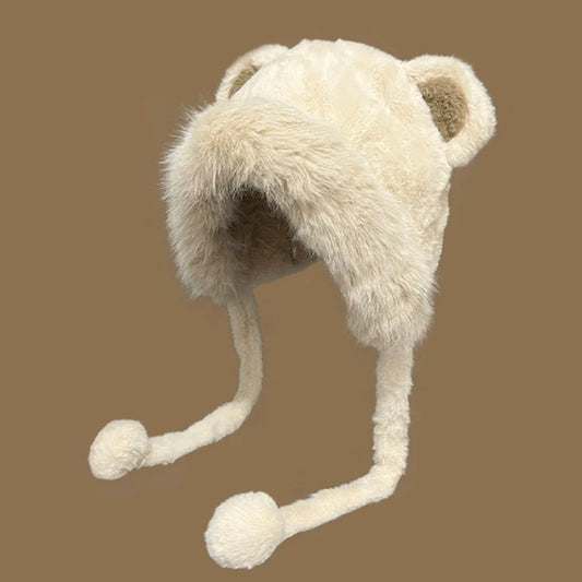 Cute Plush Bear Hat