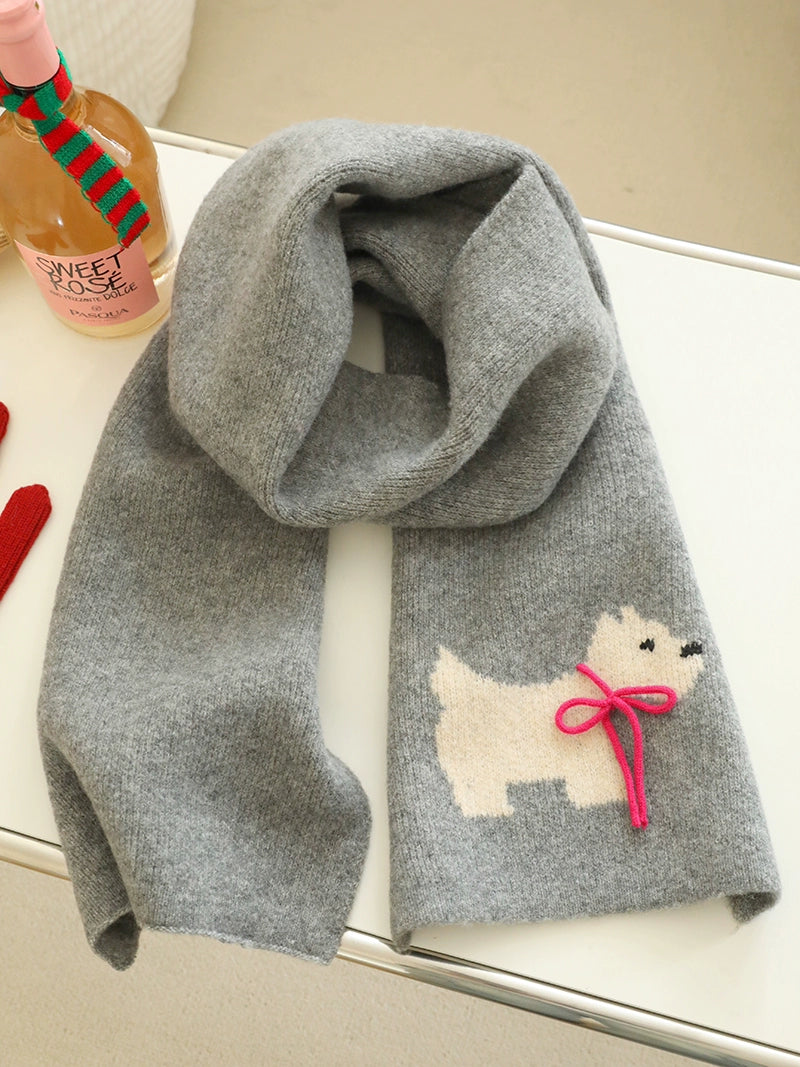 Super Beautiful Handmade Bow Winter Limited Warm Scarf